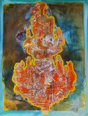 Chandelier Drawing: Current by James Bockelman