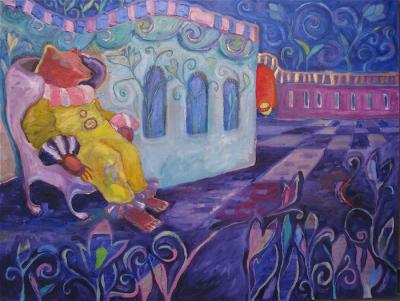 The Ticket Taker Awaits His Crown by Wendy Jane Bantam