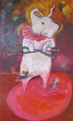 The Elephants Puppet Show by Wendy Jane Bantam