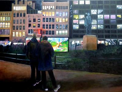 Art in the Dark, Madison Square Park by Jane Pronko