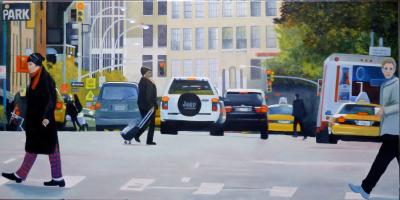 Cross Walk Walking by Jane Pronko
