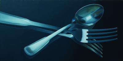 Fork Spoon Times Two by Merrill Peterson