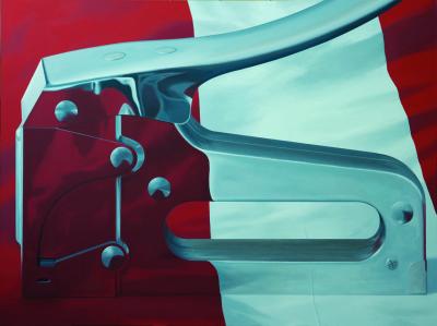 Staple Gun Stripes by Merrill Peterson