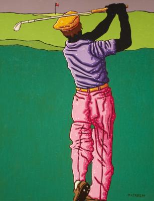 Golfer Study No.2 by Tom Rierden