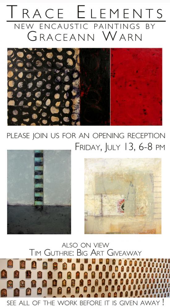 Trace Elements: Graceann Warn, encaustic paintings | Tim Guthrie, Oil Paintings